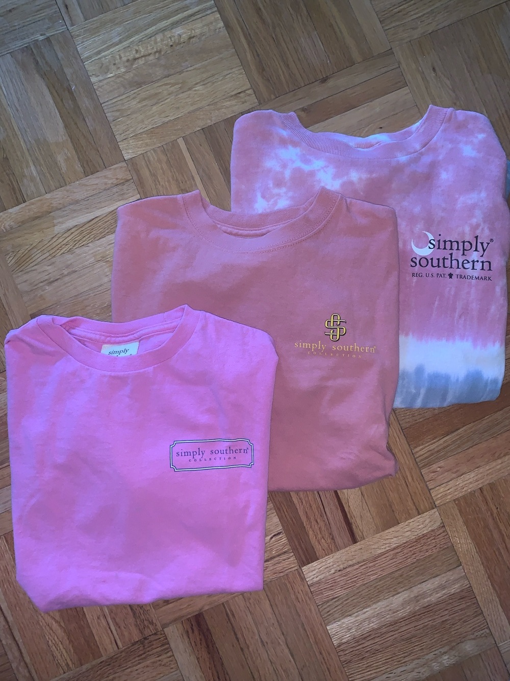 (3) Simply Southern Girls Tees - Size Youth Medium - NWOT Bundle
